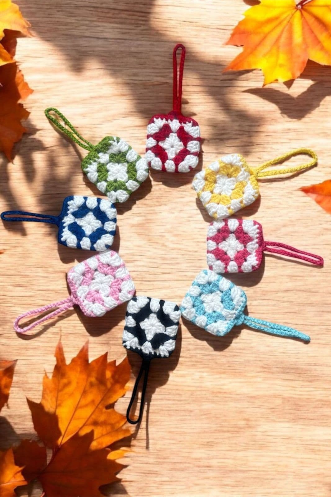 Hand-crocheted earpod cases
