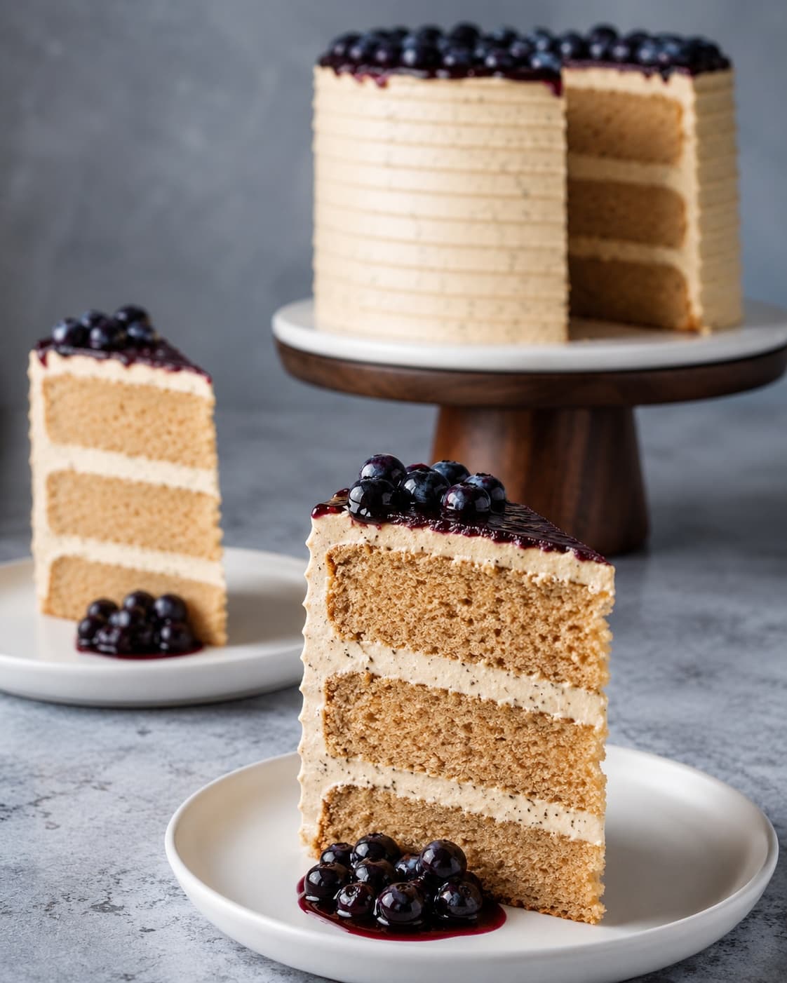 Aromatic tea infused loaf cake
